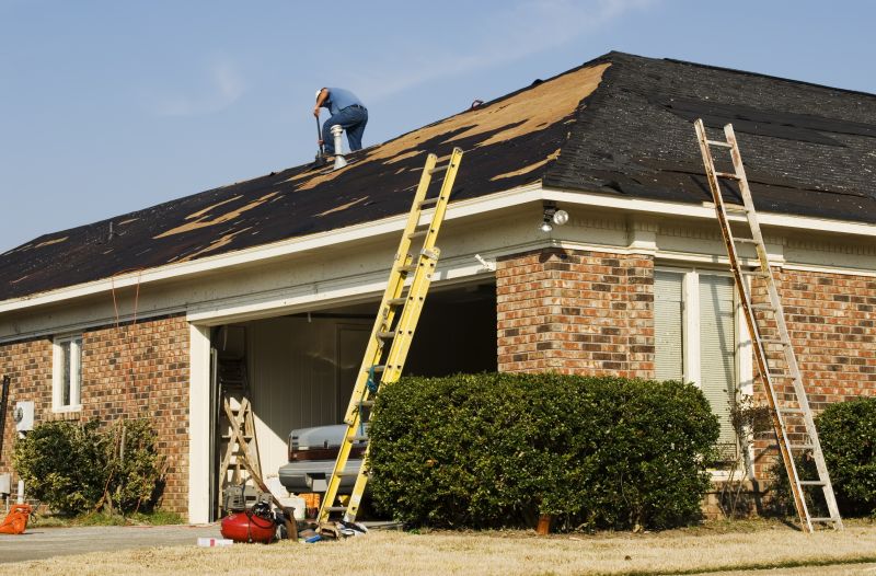 A Frame Roof Repair in Fauquier County, VA