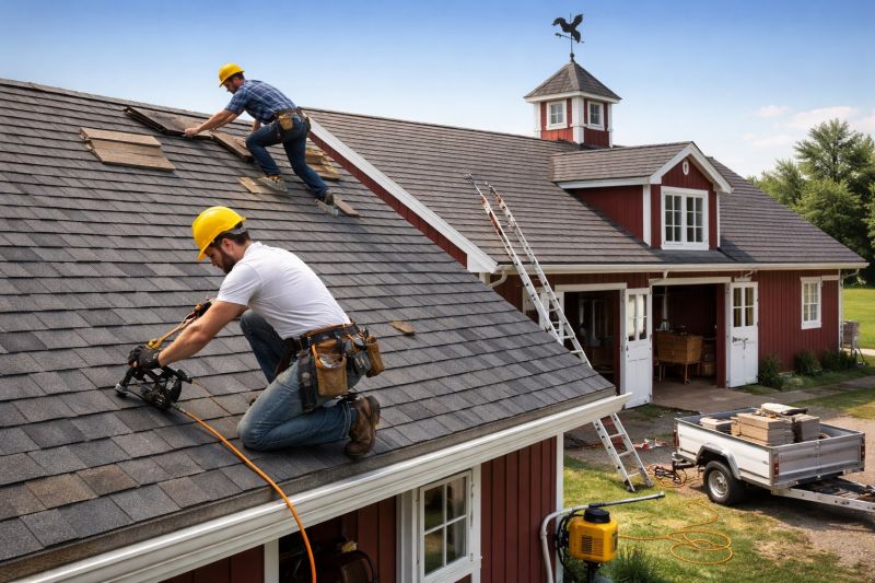 Our team working on Roofing Service projects in Fauquier County, VA