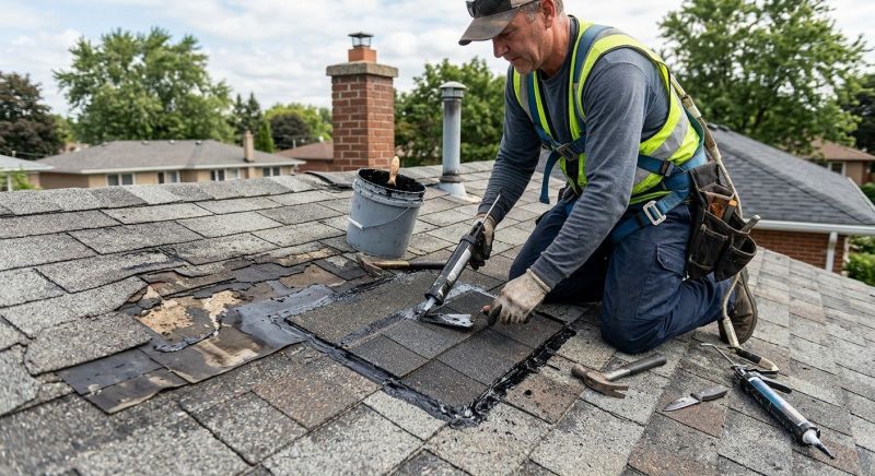 Asphalt Roof Leak Repair in Clifton, VA