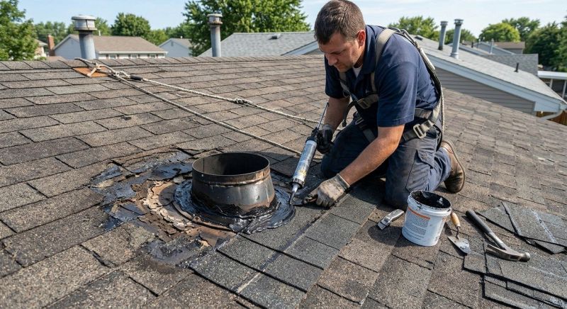 Asphalt Roof Leak Repair in Herndon, VA