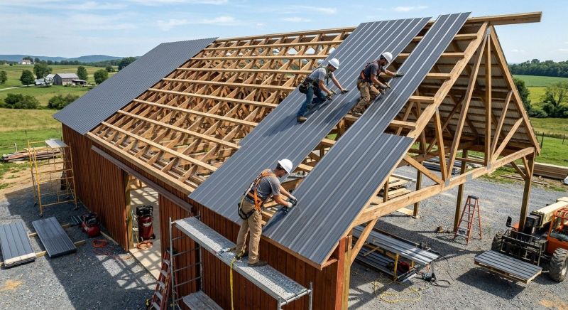Barn Roof Installation in Fauquier County, VA
