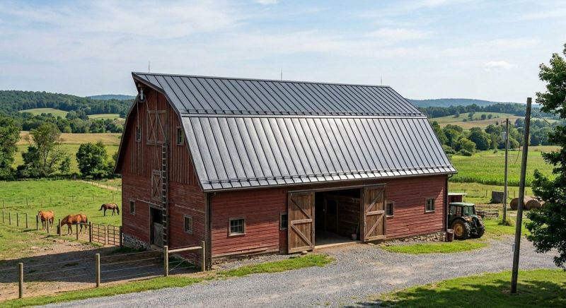 Barn Roof Replacement in Chantilly, VA