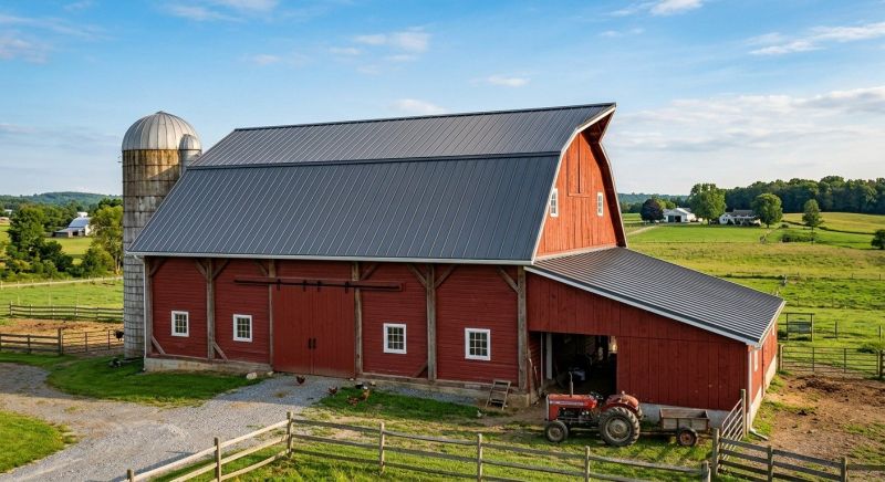 Barn Roof Replacement in Oakton, VA