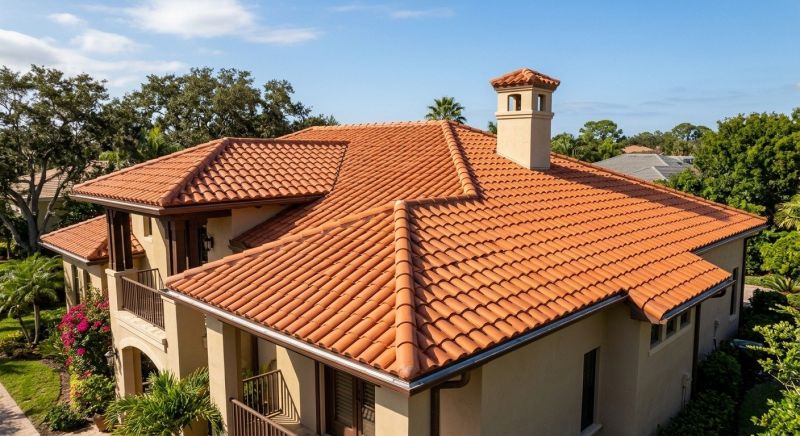 Barrel Tile Roof Installation in Fauquier County, VA