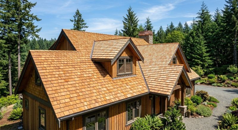 Cedar Roof Installation in Clifton, VA