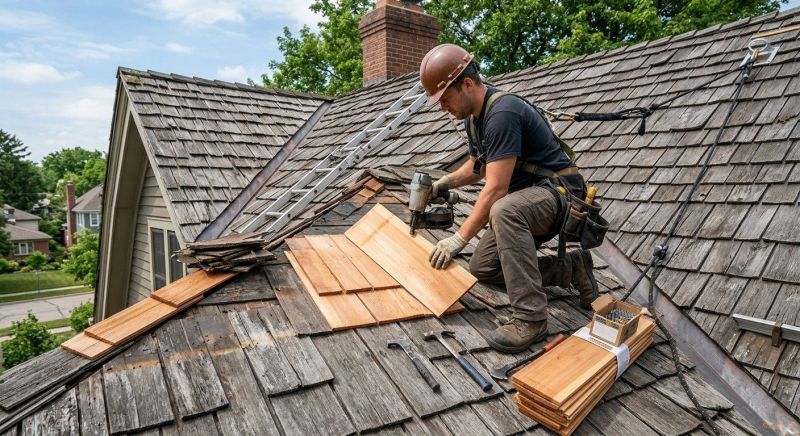 Cedar Shingles Repair in Fauquier County, VA