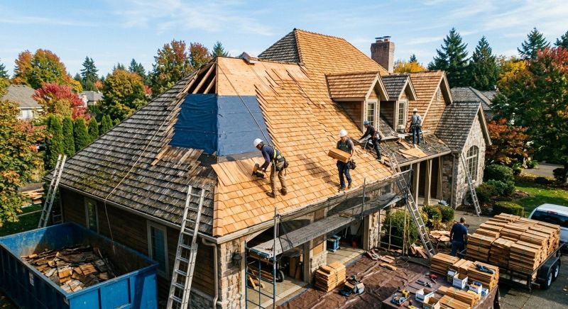 Cedar Shingles Replacement in Oakton, VA