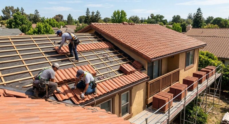 Clay Roof Installation in Manassas, VA