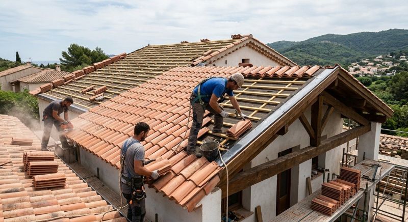 Clay Roof Installation in Triangle, VA