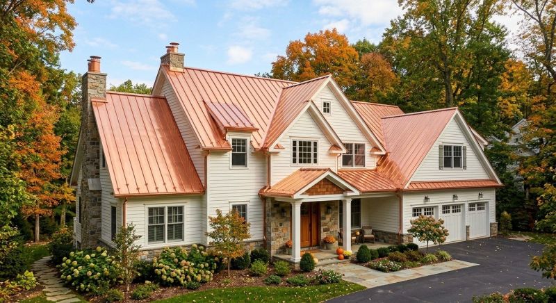 Copper Roof Replacement in Fauquier County, VA