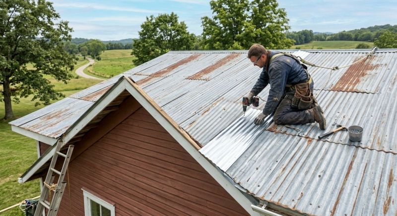 Corrugated Roof Repair in Prince William County, VA