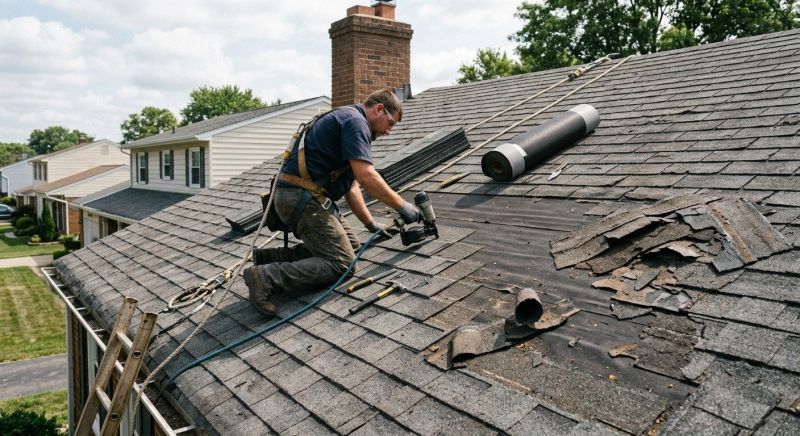 Damaged Roof Repair in Centreville, VA