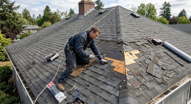 Damaged Roof Repair in Gainesville, VA