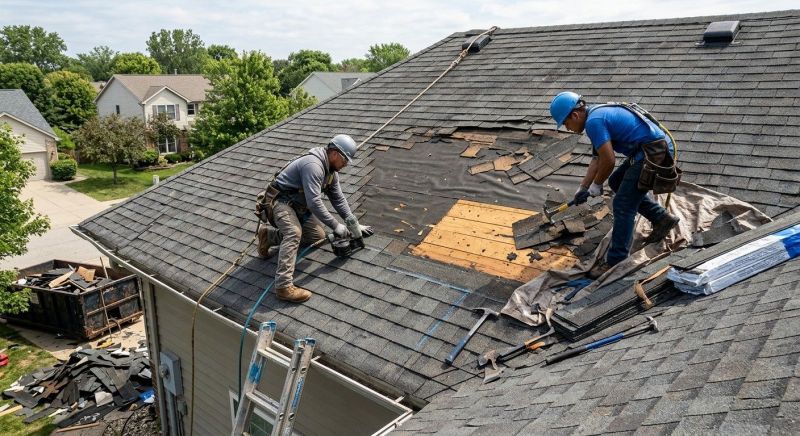 Damaged Roof Repair in Gainesville, VA