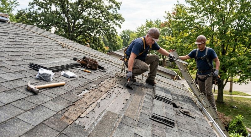 Damaged Roof Repair in Woodbridge, VA