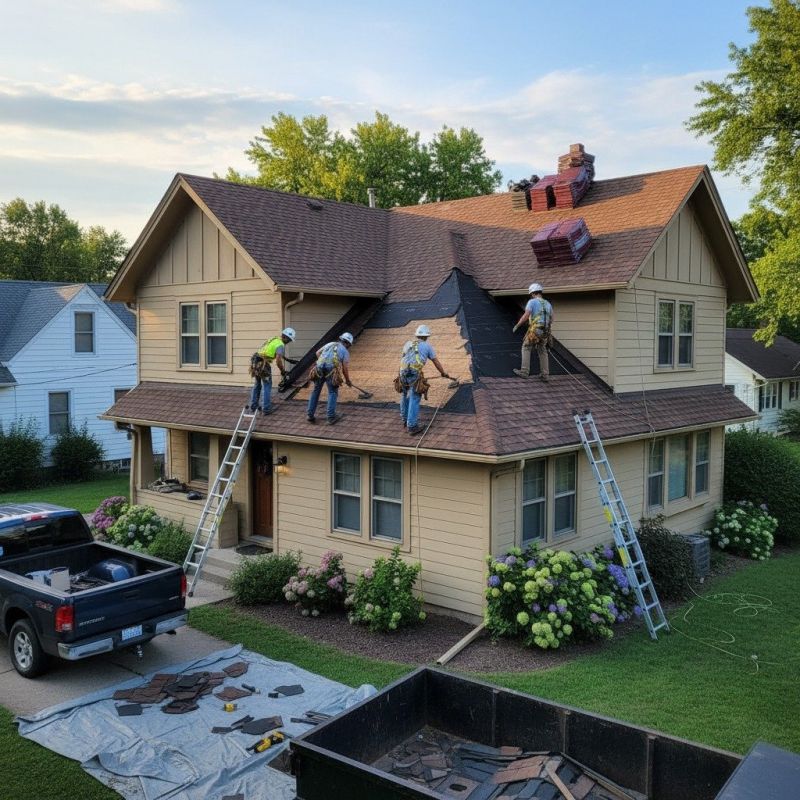 Damaged Roof Replacement in Prince William County, VA
