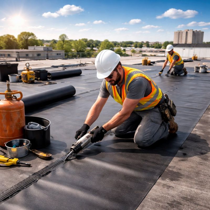 Epdm Roof Installation in Reston, VA