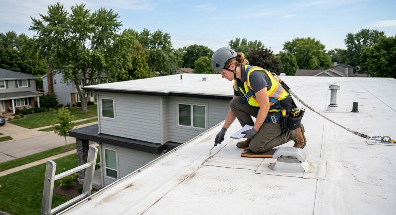 Flat Roof Inspection in Fauquier County, VA
