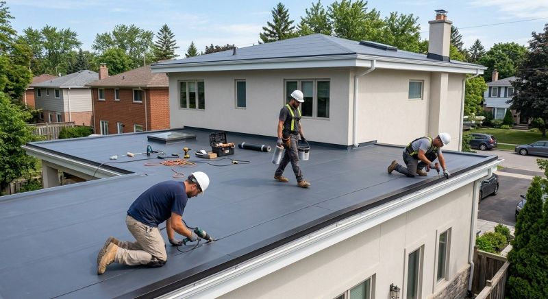 Flat Roof Installation in Triangle, VA