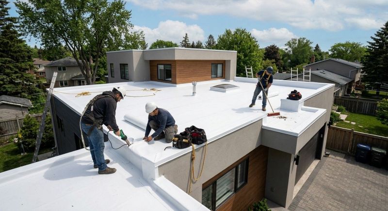 Flat Roof Installation in Upperville, VA