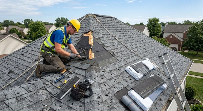 Hail Damage Roof Repair in Stafford County, VA