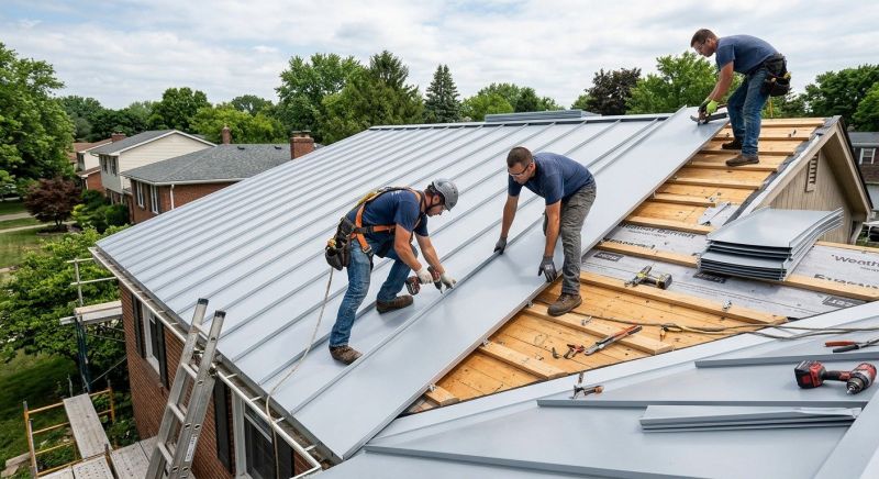 Metal Roof Installation in Reston, VA