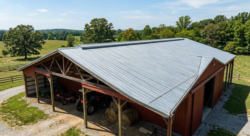 Pole Barn Roof Repair in Centreville, VA