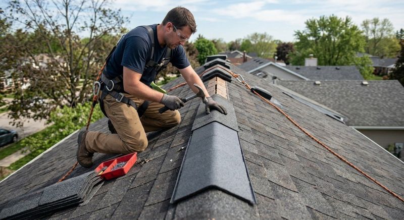 Ridge Cap Replacement in Fauquier County, VA