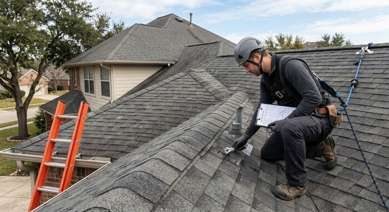 Roof Damage Inspection in Fairfax, VA