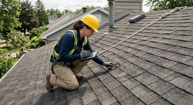 Roof Damage Inspection in Marshall, VA