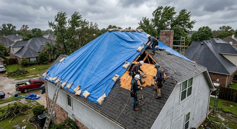 Roof Damage Restoration in Aldie, VA
