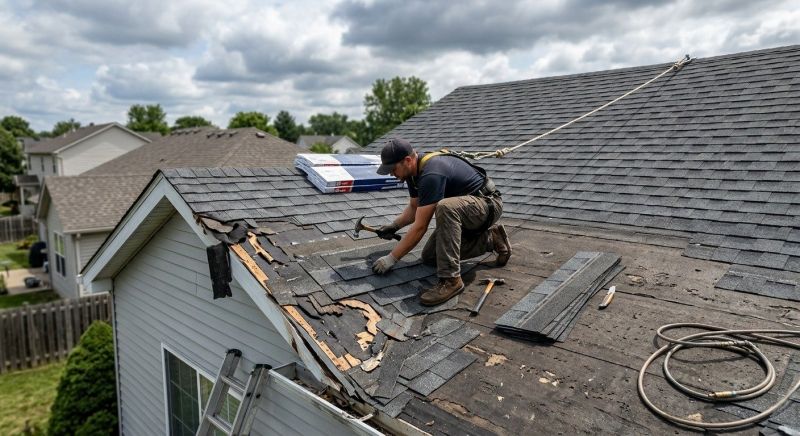 Roof Damage Restoration in Clifton, VA