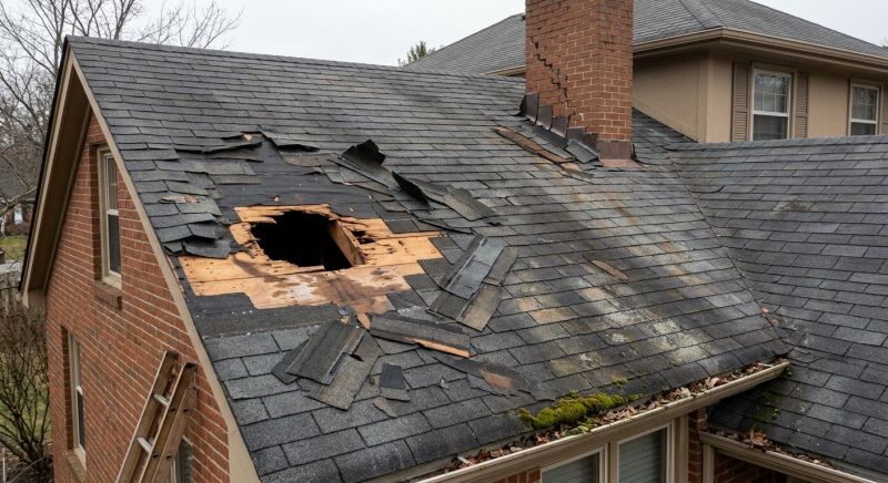 Roof Damage Restoration in Clifton, VA