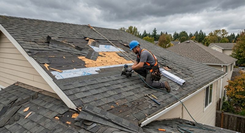 Roof Damage Restoration in Herndon, VA