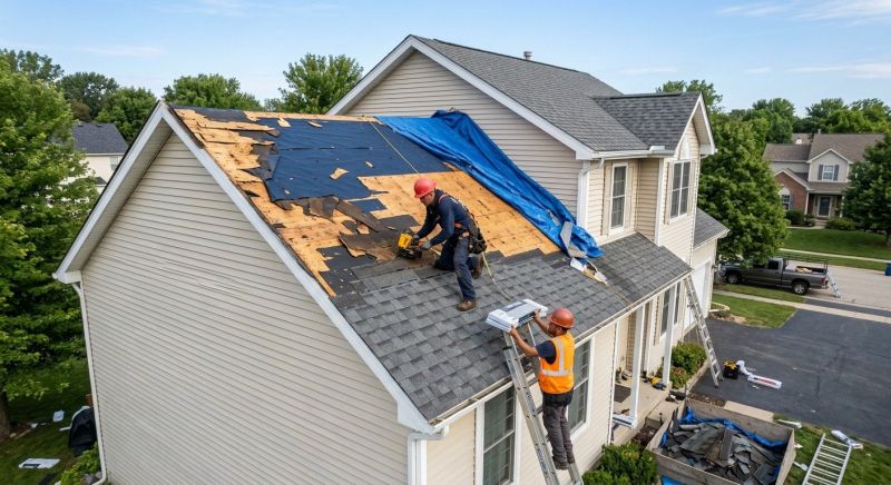 Roof Damage Restoration in Reston, VA