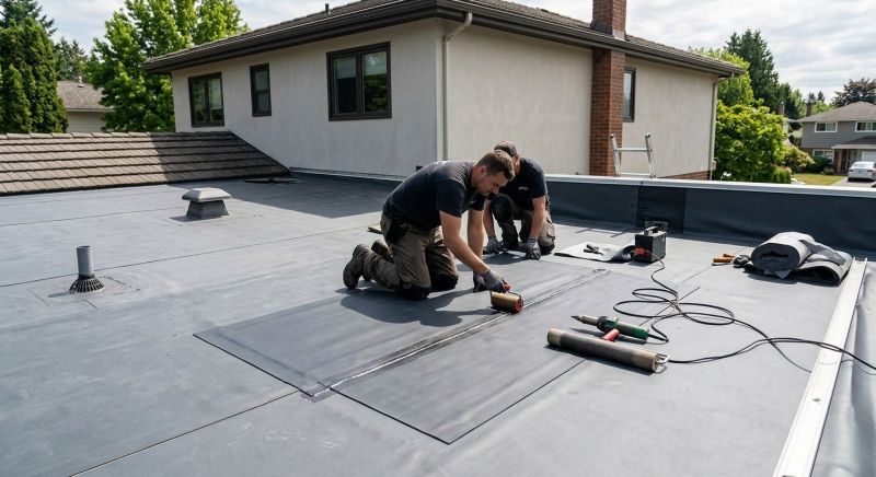 Rubber Roof Repair in Centreville, VA