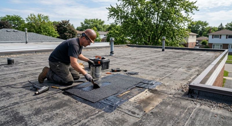 Rubber Roof Repair in Fairfax, VA