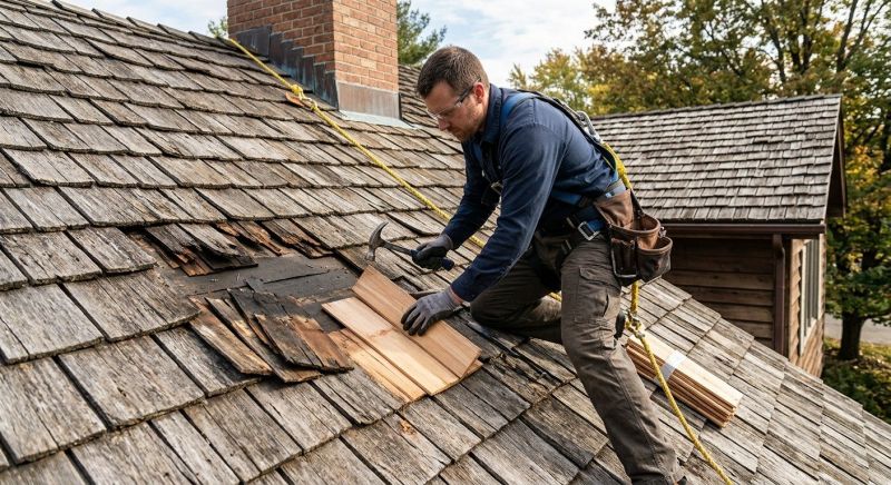 Shake Shingle Repair in Chantilly, VA