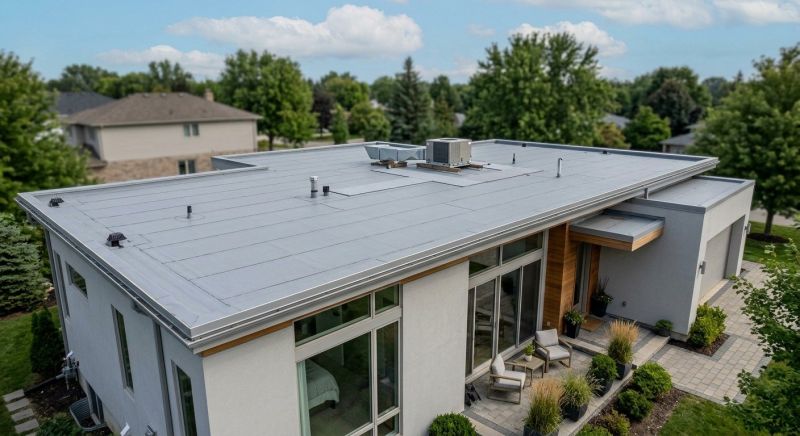 Single Ply Roof Installation in Amissville, VA