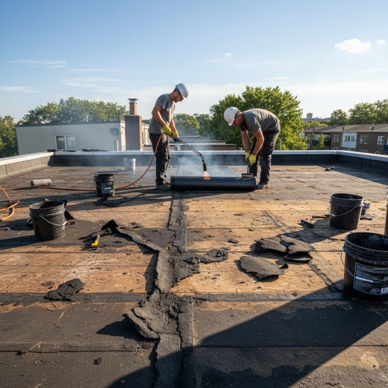 Single Ply Roof Repair in Ashburn, VA