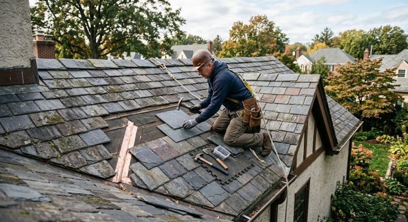 Slate Roof Repair in Remington, VA