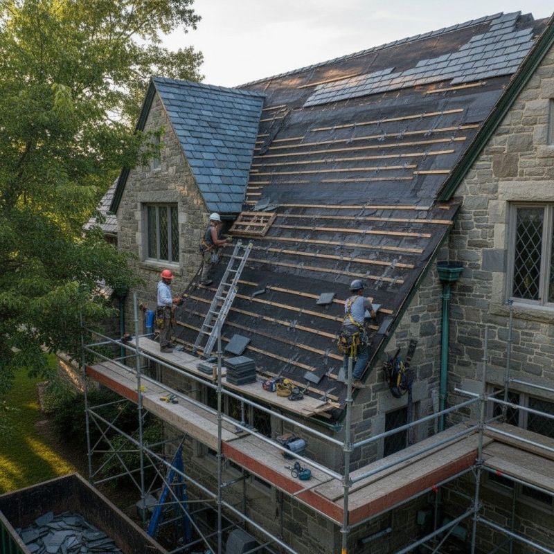Slate Roof Replacement in Burke, VA