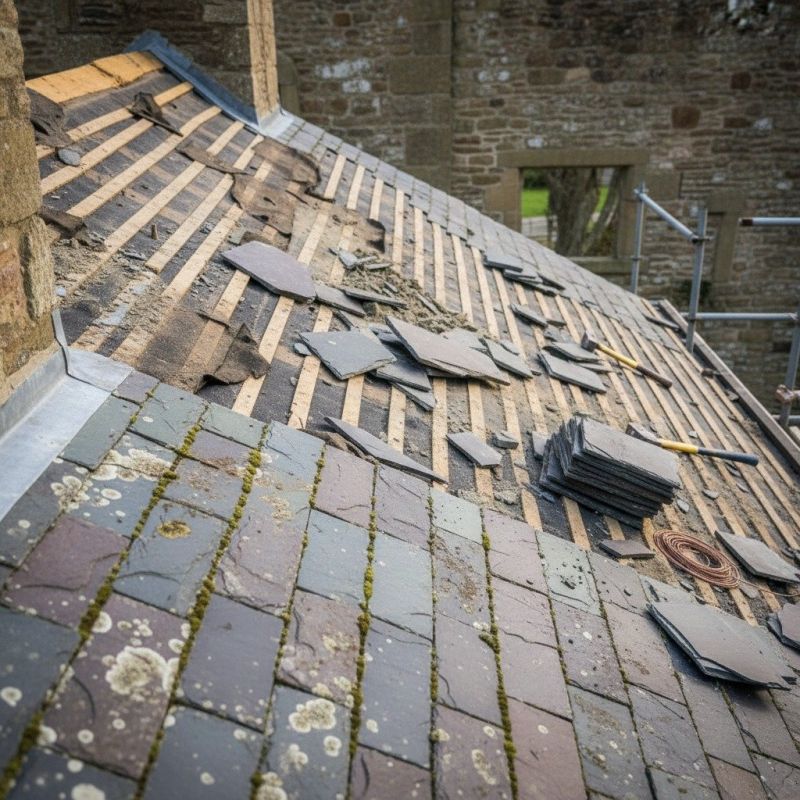 Slate Roof Replacement in Fauquier County, VA