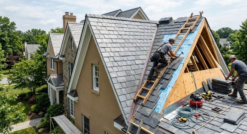 Slate Shingles Repair in Herndon, VA