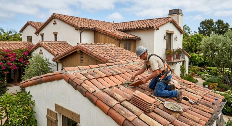 Spanish Tile Roof Repair in Fauquier County, VA