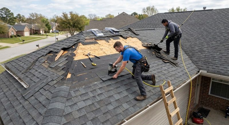 Storm Damage Roof Repair in Dumfries, VA