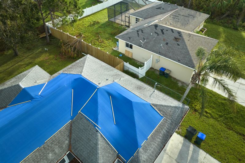 Storm Damage Roof Tarping in Fauquier County, VA