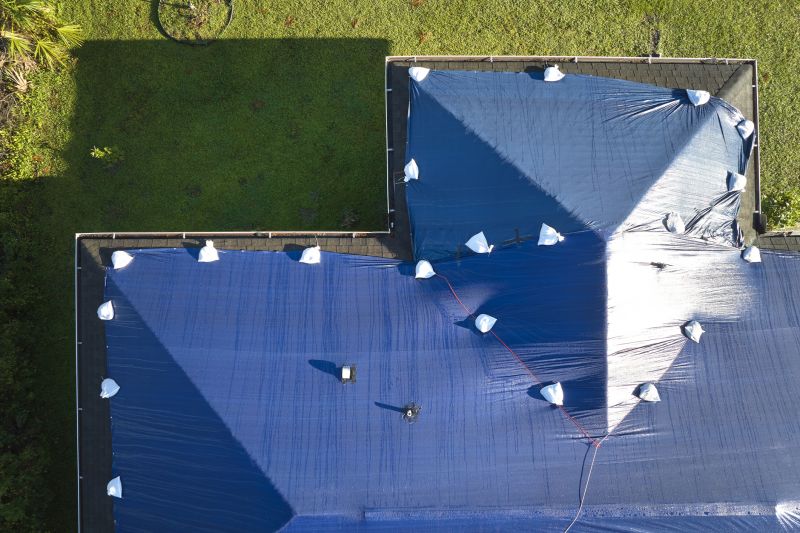 Storm Damage Roof Tarping in Fauquier County, VA
