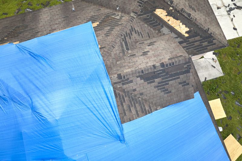 Storm Damage Roof Tarping in Fauquier County, VA