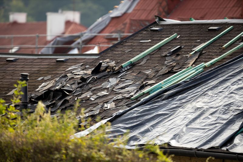 Storm Damage Roof Tarping in Fauquier County, VA